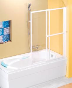 POLYSAN OLBIA pneumatická zástěna leštěný hliník (stříbrná)