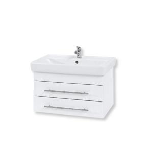 STORM 120 L sp.skříň 120 vč. umyvadla GAMMA 56 - BÍLÁ/BETON